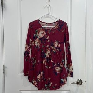 Dressy flower top